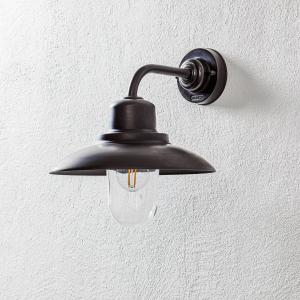 Moretti Luce Applique esterni Patio ottone brunito, traspar…