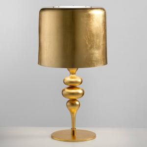 Masiero Lampada da tavolo Eva TL3 1G 75 cm dorata