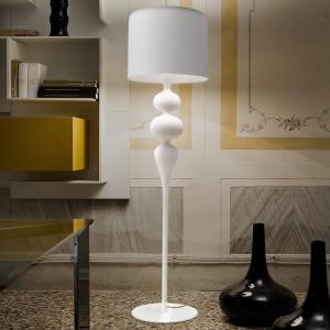 Masiero Lampada da pavimento Eva STL3 1, bianca