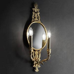 Masiero Majesta - applique 2 luci con specchio