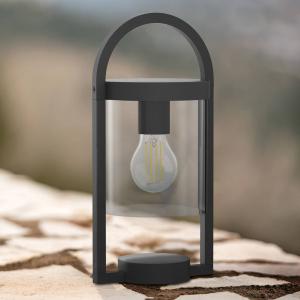 Mantra Iluminación Lampada da tavolo Maya grigio scuro este…