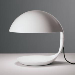 Martinelli Luce Cobra da tavolo retrò, bianco