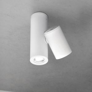 Milan Iluminación Milan Kronn spot da soffitto 2 luci bianc…