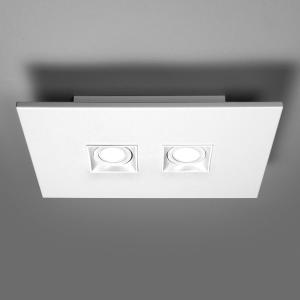 Milan Iluminación Milan Polifemo plafoniera 2 luci bianco