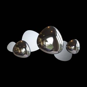 Maytoni Jack-stone applique LED, 79 cm, nichel