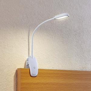 Prios Najari lampada LED a pinza, bianco