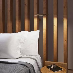 MARSET Ginger LED sospensione, Triac Ø20cm ottone