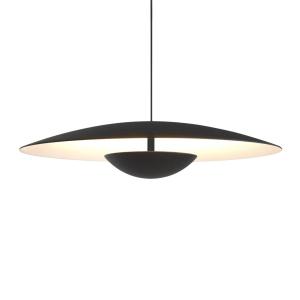 MARSET Ginger LED sospesa, Triac Ø42cm nero/bianco