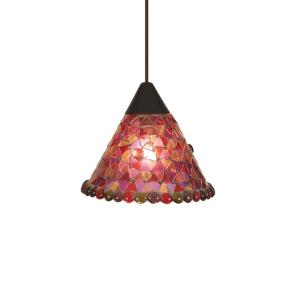 Näve Lampada sospensione Enya Ø 19 cm rosso