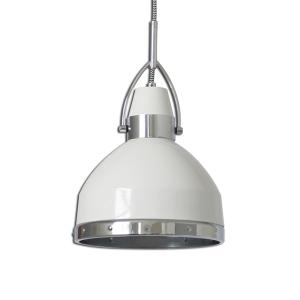 Näve Lampada Britta di stile industriale, bianca
