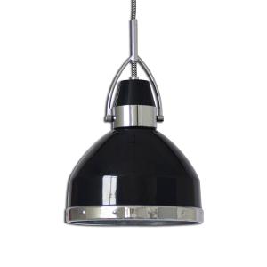 Näve Lampada Britta di stile industriale, nera