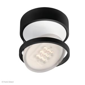Nimbus Rim R 9 plafoniera LED Ø11cm 927 nero