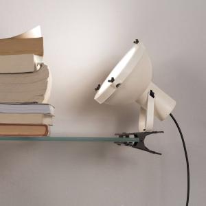 Nemo Projecteur 165 lampada a pinza, bianco sabbia