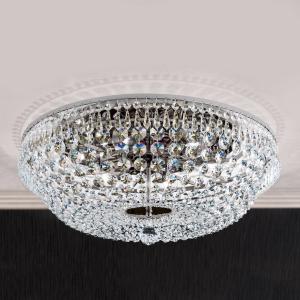 ORION Plafoniera SHERATA bordata in cromo, 55 cm