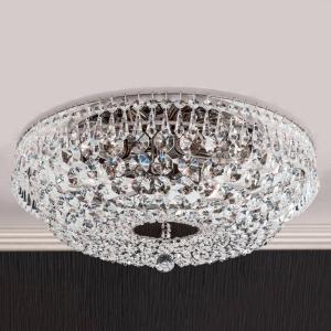 ORION Plafoniera di cristallo SHERATA cromata, 45 cm