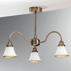 ORION Plafoniera TILDA 3 luci, ottone antico