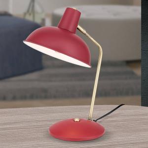 ORION Look vintage - lampada da tavolo Fedra rosso