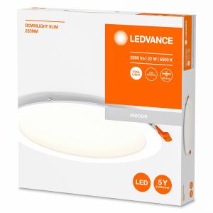LEDVANCE Recess Slim spot LED incasso Ø22cm 6.500K