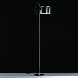 Oluce Lampada da terra di design Coupé nero