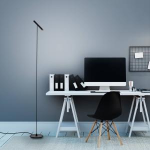 PURE Tutua piantana LED, dimmer sensore, nero