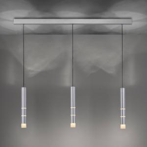 PURE Vega LED a sospensione 3 cilindri, allluminio
