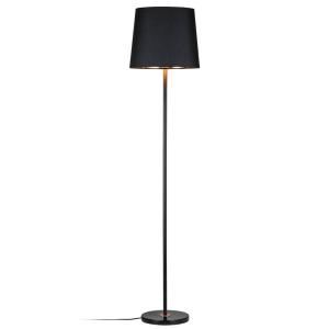 Paulmann Lampada da terra Enja in tessuto con base in marmo