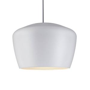Paulmann paralume metallo Pom bianco satinato