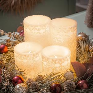 Pauleen Little Lilac Candle LED candela set 2x