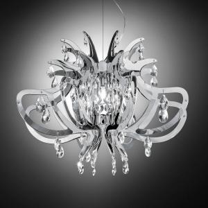 Slamp Lillibet a sospensione di design, argentata