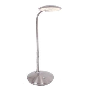 Steinhauer Zenith - lampada LED da tavolo con dimmer, accia…