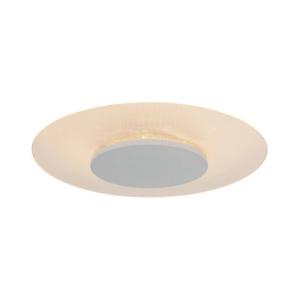 Steinhauer Plafoniera rotonda LED Birma, bianca, dimmerabile