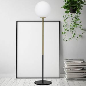 miloox by Sforzin Piantana Jugen, nero/oro, 1 luce