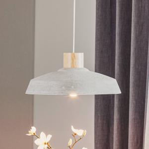 SOLLUX LIGHTING Lampada a sospensione Cona di cemento, Ø 40…