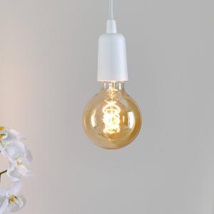SOLLUX LIGHTING Lampada a sospensione Brasil, bianco, 1 luce