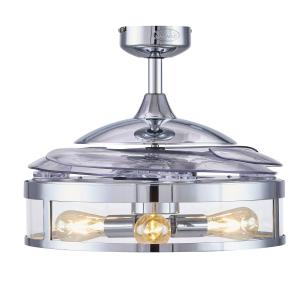 Beacon Lighting Ventilatore Fanaway Classic con luce, cromo