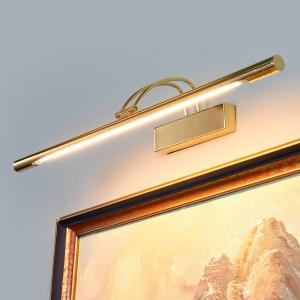Searchlight Lampada LED per quadri Piktura, ottone lucido