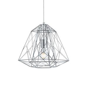 Searchlight Sospensione Geometric Cage cromo