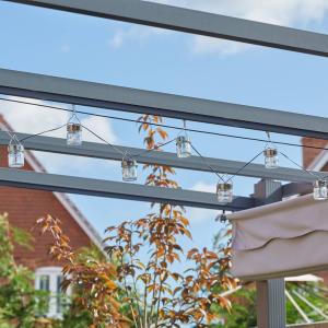 SMART GARDEN Catena luminosa LED solare Firefly Opal 10 luci