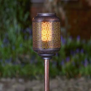 SMART GARDEN Lampada LED solare a picchetto Tunis, set 2x
