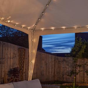 SMART GARDEN Catena luminosa LED solare Gazebo, 140 luci