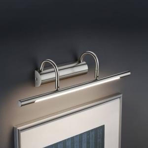 Trio Lighting Applique LED da quadri Lorena, nichel satinato