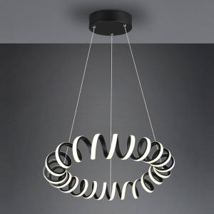 Trio Lighting Lampada LED a sospensione Curl, SwitchDim, ne…