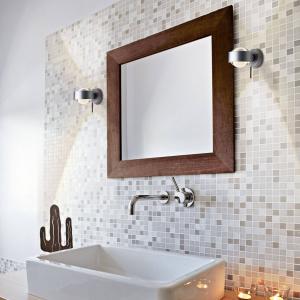 Top Light Applique LED Puk Wall , cromo satinato