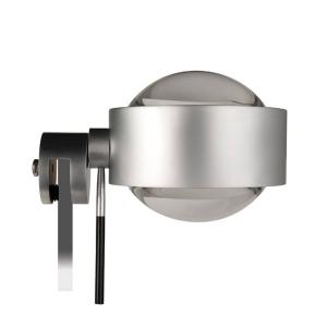 Top Light Lampada LED pinza specchio Puk Fix , nichel satin.