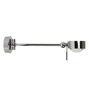 Top Light Lampada LED lettura Puk Hotel, 28 cm, cromo satin.