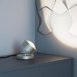 Top Light Faretto LED da tavolo Puk Maxx Spot, nichel satin.