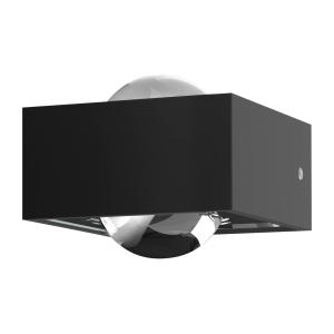 Top Light Applique LED Focus 100 lenti traspar, nero/cromo