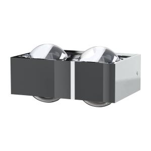 Top Light Applique Focus 150, 4xlente traspar, 2xG9, cromo