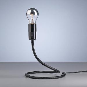 TECNOLUMEN Lightworm - lampada da tavolo nera