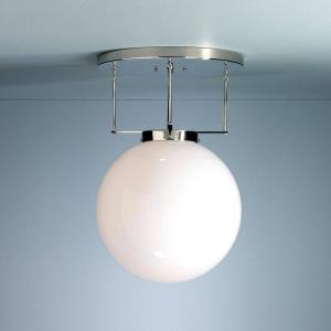 TECNOLUMEN Lampada soffitto Brandt, Bauhaus, nichel 30 cm
